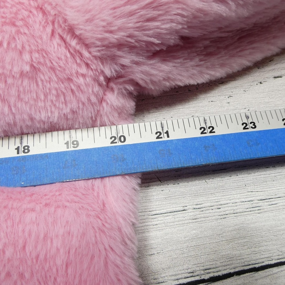 Eddie Bauer Kids Reversible Jacket Girls Large 14/16 Pink Hooded Puffer Fleece - Picture 8 of 9